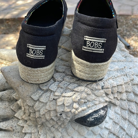 Bobs Black Canvas Espadrilles 9 - Picture 4 of 9